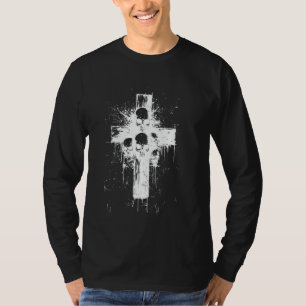 Gothisch Kruis Gotische Esthetiek Occult Tarot-Geï T-shirt
