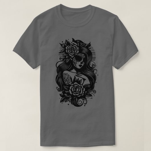Gothisch meisje t-shirt (Design voorkant)