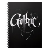 Gothisch spiraalnotitieboek notitieboek (Voorkant)