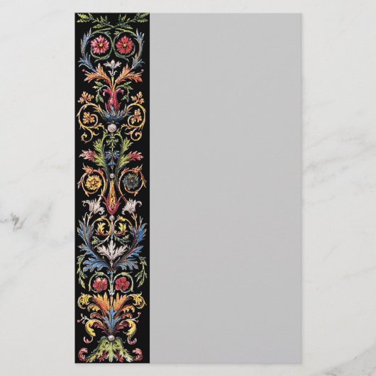 Gothisch verlicht kunstwerk briefpapier (Voorkant)