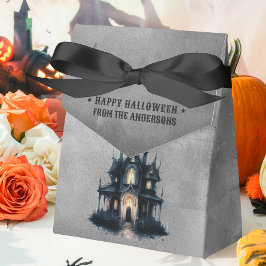 Gothisch Victoriaans Gehekst Huis Gelukkig Hallowe Bedankdoosjes