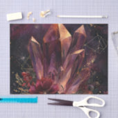 Gothische Amethist Bloem Galaxy Patroon Tissuepapier (Craft)