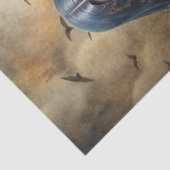 Gothische Arcana Tarot Lezer & Raven Fantasy  Tissuepapier (Detail)