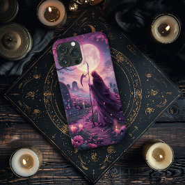 Gothische begraafplaats met de Grim Reaper Case-Mate iPhone Case