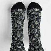 Gothische Bloemen Patroon Sokken (Top)