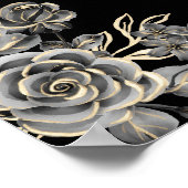 Gothische bloemensmidparty welkomstbord poster (Hoek)