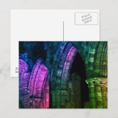 Gothische bogen die oud zijn en gebeten Whitby abb Briefkaart (Voorkant / Achterkant)