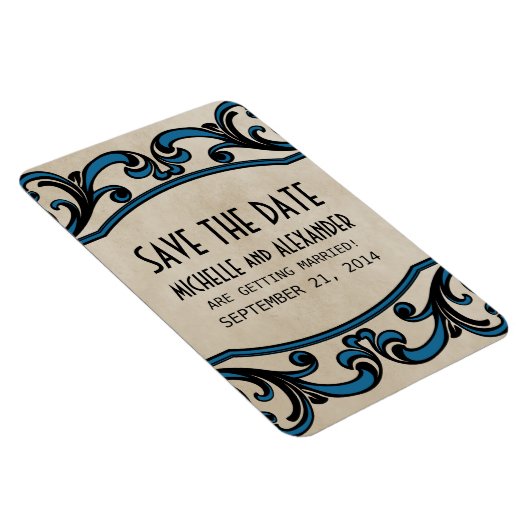 Gothische cirkels sparen de Magneet van de Datum,  (Rechterzijde)