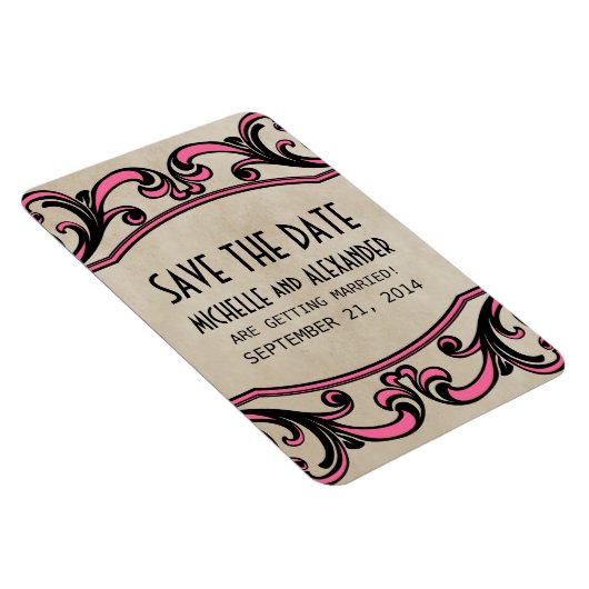 Gothische cirkels sparen de Magneet van de Datum,  (Rechterzijde)