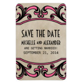 Gothische cirkels sparen de Magneet van de Datum,  (Verticaal)