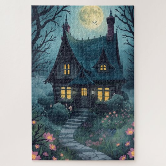 Gothische Cottagecore Fusie Legpuzzel (Verticaal)