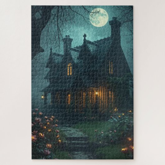 Gothische Cottagecore Fusie Legpuzzel (Verticaal)