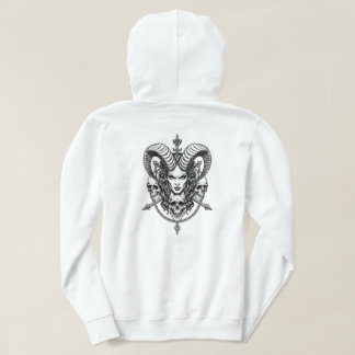 Gothische Demonische Koningin Schedel Kunst – Donk Hoodie