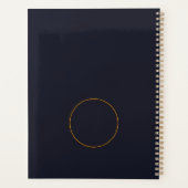 Gothische donkere fantastische dood met Jouw naam Planner (Achterkant)