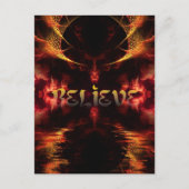 Gothische donkere kunst geloven dat het Briefkaart (Voorkant)