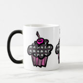 gothische doodshoofd kruisbeenderen cupcake magische mok (Links)