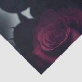 Gothische doodskull en Rozen Tissuepapier (Detail)