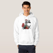 Gothische drank met skeletslang hoodie (Voorkant volledig)