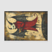 Gothische Duivel Vampier + Hoorns + Vleugels BB5 D Tissuepapier (Voorkant)