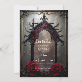 Gothische eeuwige liefde  save the date