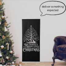 Gothische enge Kerst intrekbare