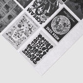 Gothische esthetische decoupage tissue tissuepapier (Detail)