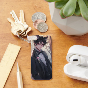 Gothische Fantasy Anime Katboy Sleutelhanger