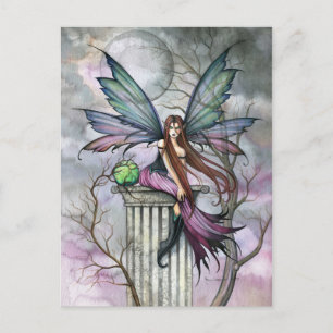 Gothische Fantasy Fee Kunst Ansichtskaart Briefkaart