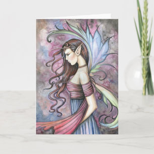 Gothische Fee Kaart Watercolor Fee