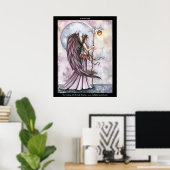 Gothische fee poster herfst fee (Thuiskantoor)