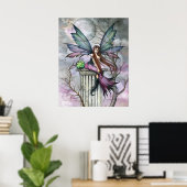 Gothische fee posterprint poster (Thuiskantoor)