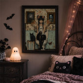 Gothische fee spook Halloween wanddecoratie Poster