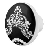 Gothische florale trim keramische knop (Rechts)