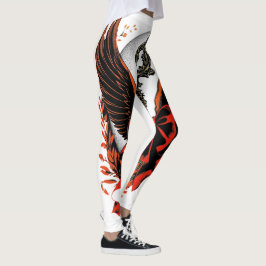 Gothische fluwelen boogsleutel met vleugels & maan leggings