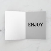 GOTHISCHE GEBISTE VAMPIRE BIRTHDAAGKAARTEN KAART (Binnen)