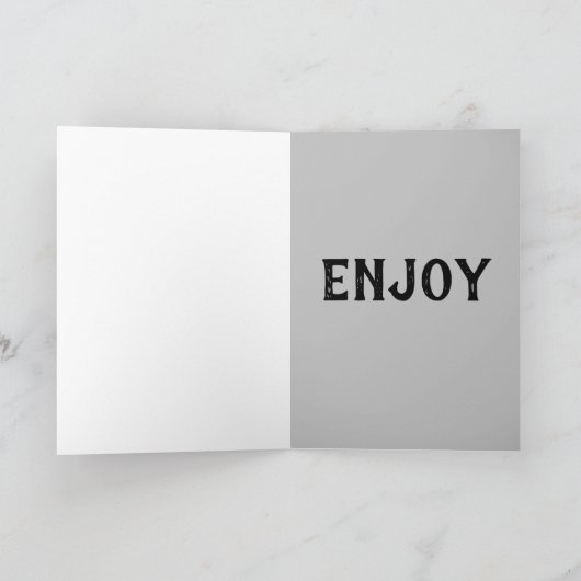 GOTHISCHE GEBISTE VAMPIRE BIRTHDAAGKAARTEN KAART (Binnen)