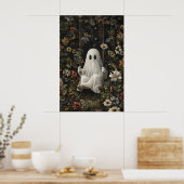 Gothische Geest op Schommel Kunstprint, Donkere Ac Poster (Keuken)
