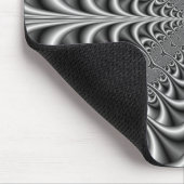 Gothische geometrie in monochrome mousepad muismat (Hoek)