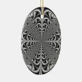 Gothische geometrie in zwart-wit Ornament (Rechts)