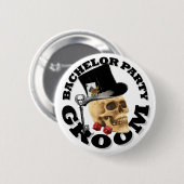 Gothische gokwereld bachelor ronde button 5,7 cm (Voorkant /achterkant)