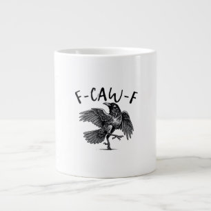 Gothische Grappige F Kraai F Kraai Esthetische Cas Grote Koffiekop