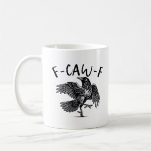 Gothische Grappige F Kraai F Kraai Esthetische Cas Koffiemok