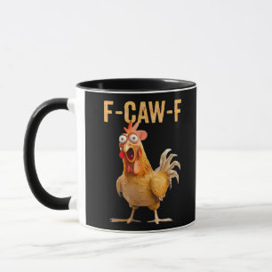 Gothische Grappige Humor Kraai F-Caw-F Mok