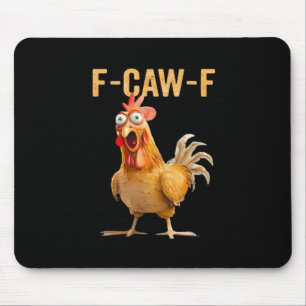 Gothische Grappige Humor Kraai F-Caw-F Muismat