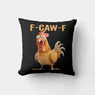 Gothische grappige humor kraai F kraai F stijl Kussen