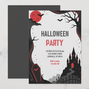 Gothische Griezelfeest Verjaardagsfeest Kaart