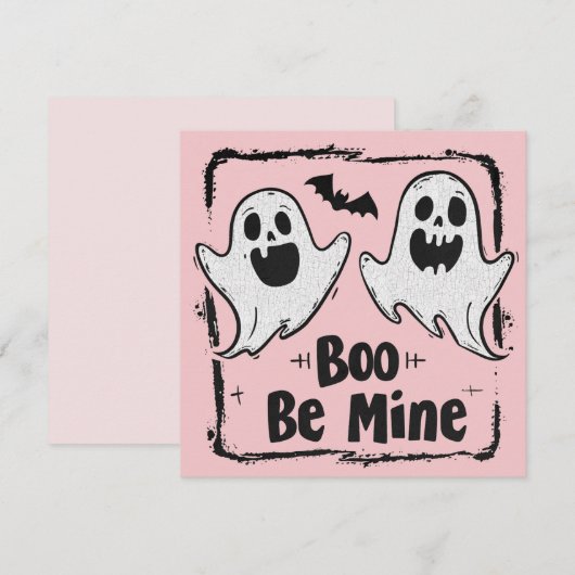 Gothische griezelige Valentijn Geesten Kaart (Voorkant / Achterkant)