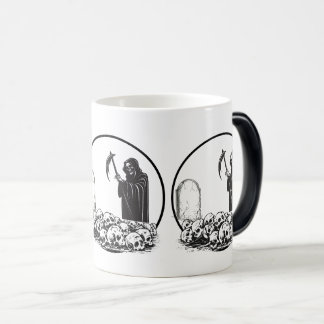 Gothische Grim Reaper en Schedels Keramische Koffi Magische Mok