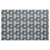 Gothische Halloween Denim Patchwork Patroon Stof (Fat Quarter)