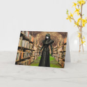 Gothische Halloween-feestuitnodiging. Kaart (Gele Bloem)